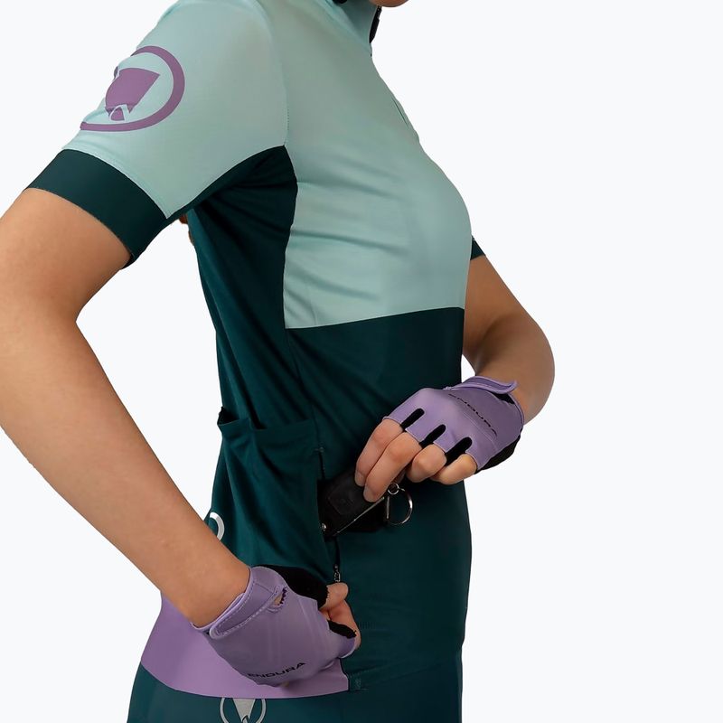 Moteriški dviračių marškinėliai Endura FS260 Print S/S violet 7