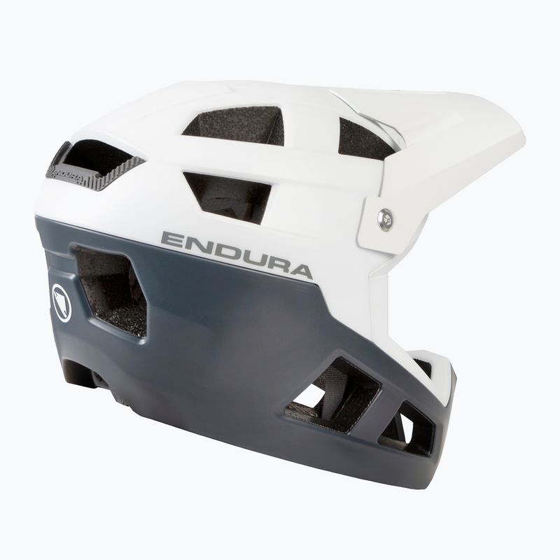 Dviračio šalmas Endura Singletrack Full Face white 2