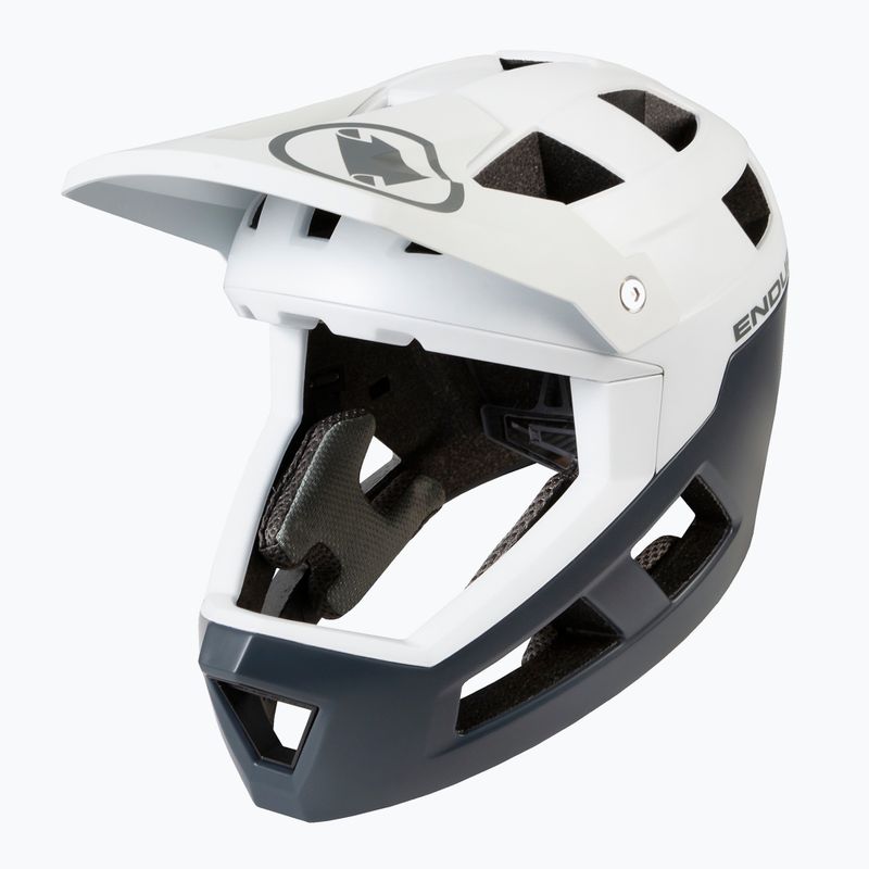 Dviračio šalmas Endura Singletrack Full Face MIPS white