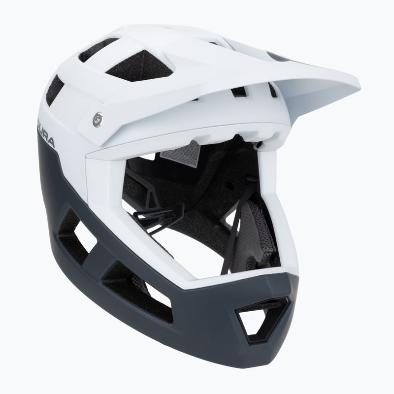 Dviračio šalmas Endura Singletrack Full Face MIPS white