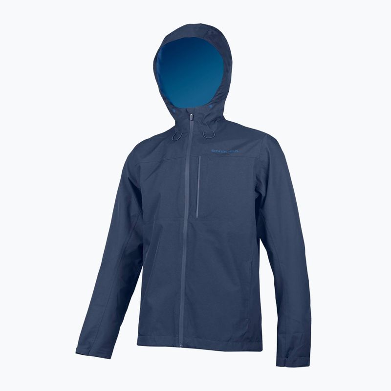 Vyriška dviračių striukė Endura Hummvee Waterproof Hooded ink blue 11