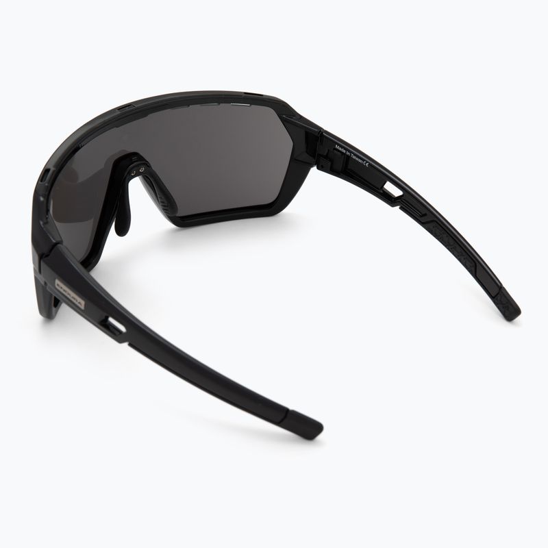 Akiniai nuo saulės Endura Singletrack black/platinum revo smoke/clear silver flash mirror 3