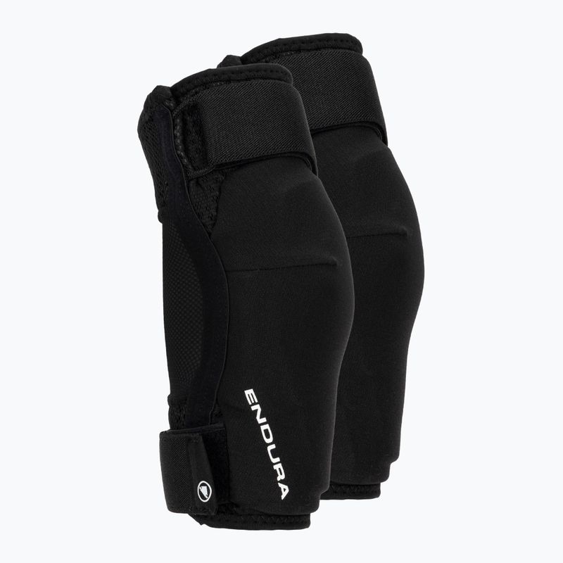 Vaikiškos dviračių alkūnių apsaugos Endura Singletrack Youth Elbow Pads black