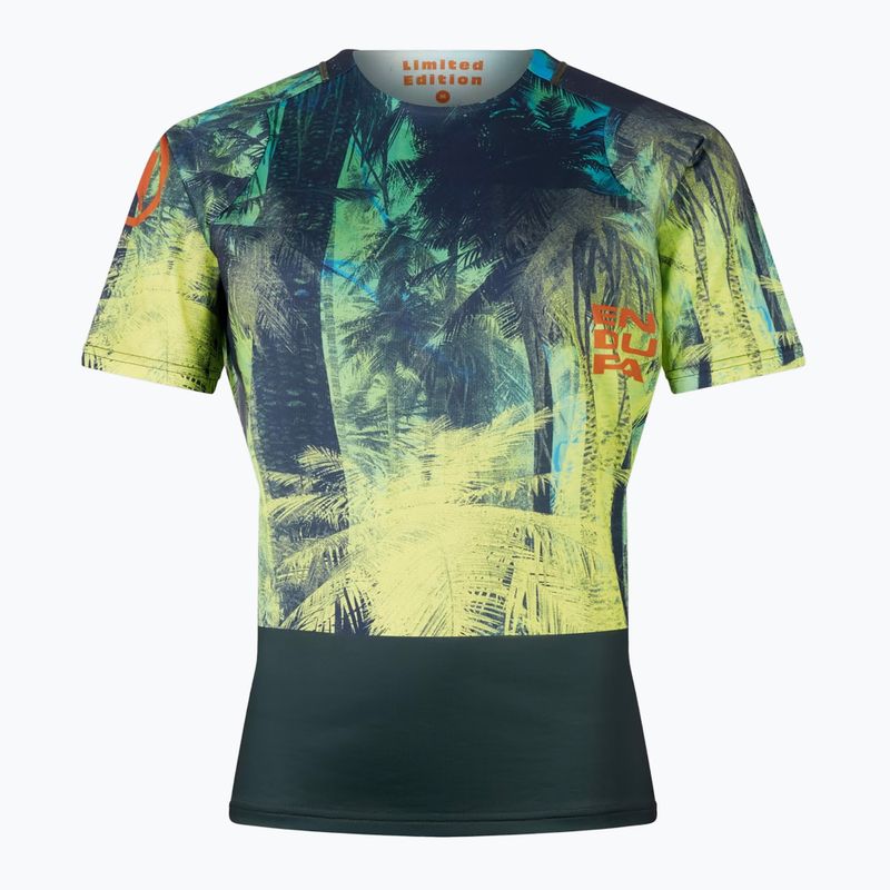 Moteriški dviračių marškinėliai Endura Tropical Print Ltd ghillie green 7