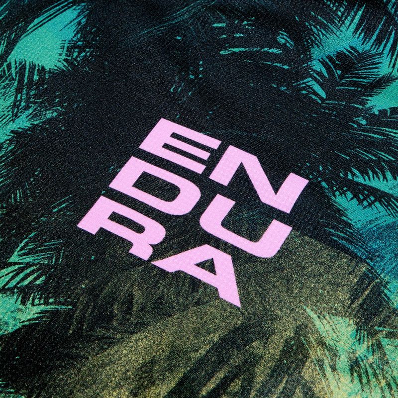 Vyriški dviračių marškinėliai ilgomis rankovėmis Endura Tropical Print Ltd atlantic 9