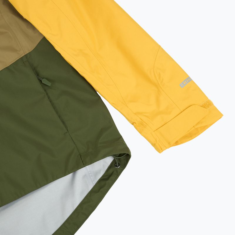 Vyriška dviračių striukė Endura Singletrack II Waterproof mustard 4