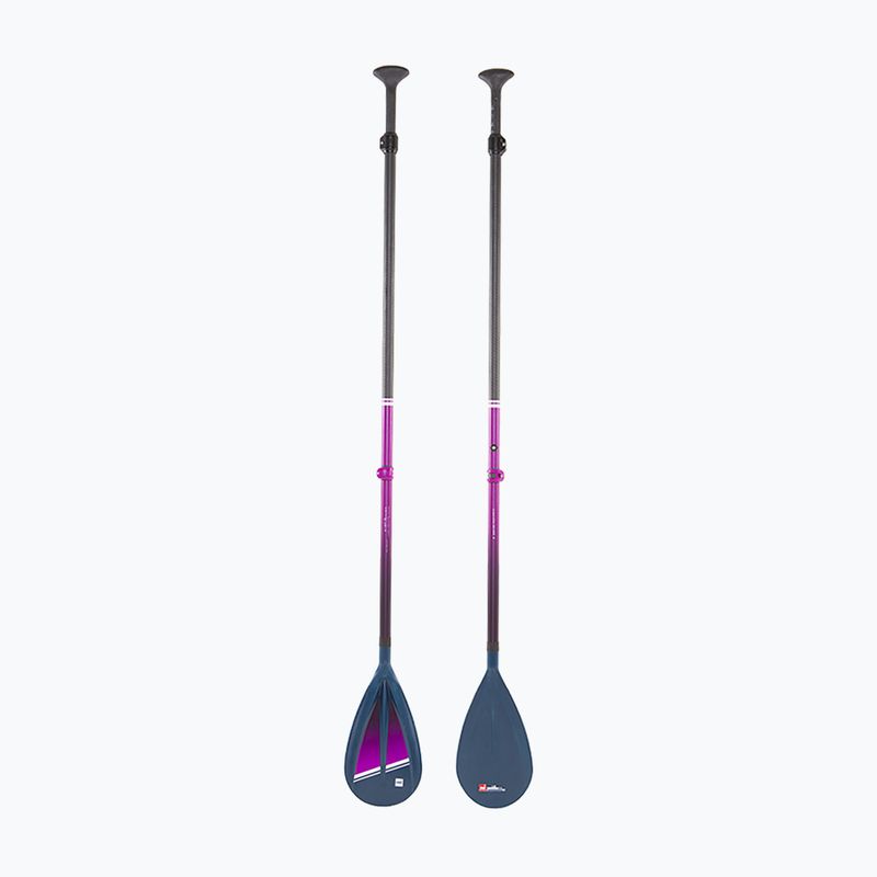 3-jų dalių SUP irklas Red Paddle Co Hybrid Tough violetinis