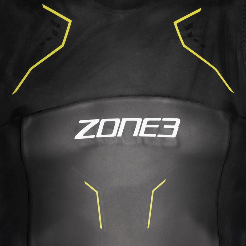 Vyriškas triatlono hidrokostiumas ZONE3 Sleeveless Vision black/lime/gun metal 4