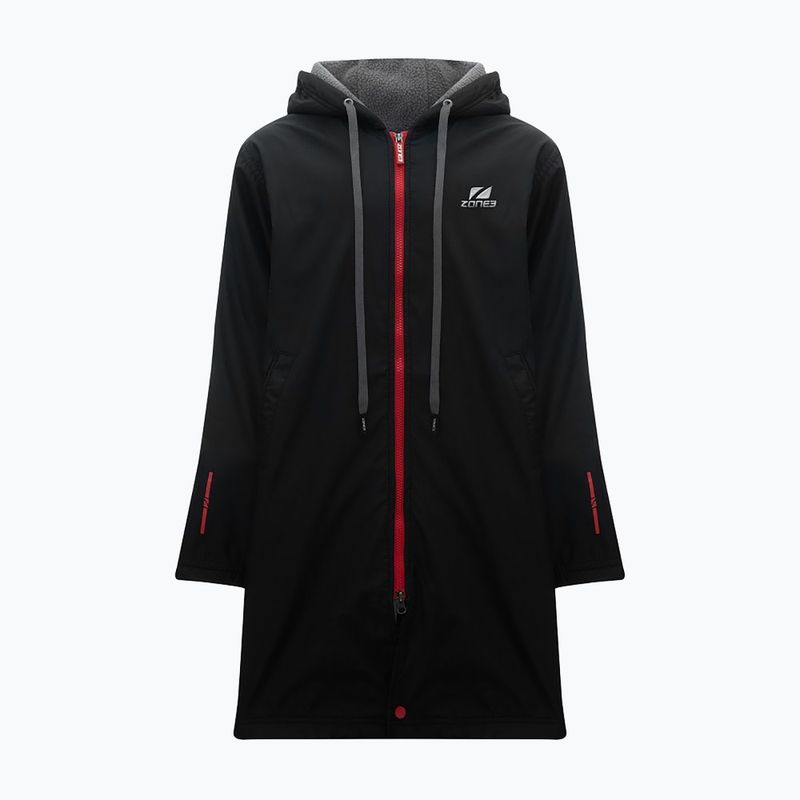 Vaikiškas ZONE3 Polar Fleece Parka Changing Robe Jr black