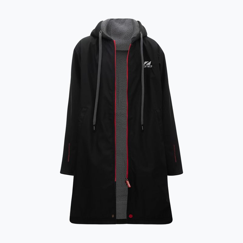 Vaikiškas ZONE3 Polar Fleece Parka Changing Robe Jr black 3