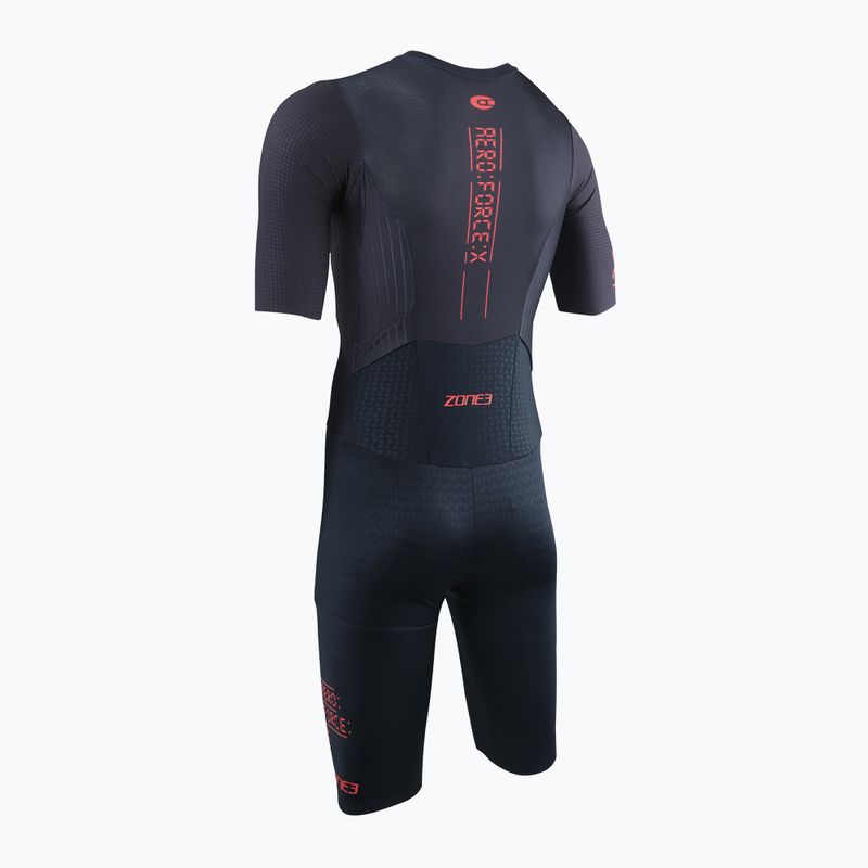 Vyriškas triatlono kombinezonas ZONE3 Aeroforce X II Trisuit black 2