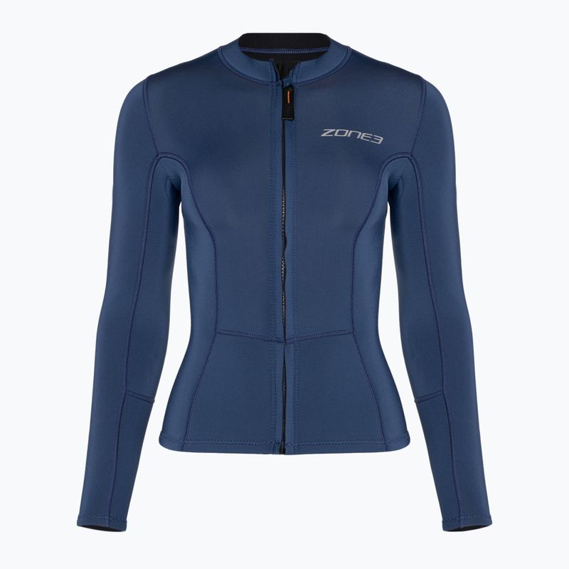 Moteriški neopreno marškinėliai ZONE3 Yulex Long Sleeve Top navy
