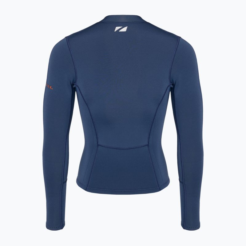 Moteriški neopreno marškinėliai ZONE3 Yulex Long Sleeve Top navy 2