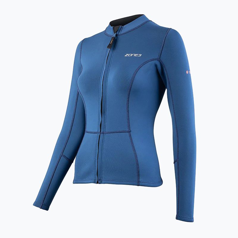 Moteriški neopreno marškinėliai ZONE3 Yulex Long Sleeve Top navy 7