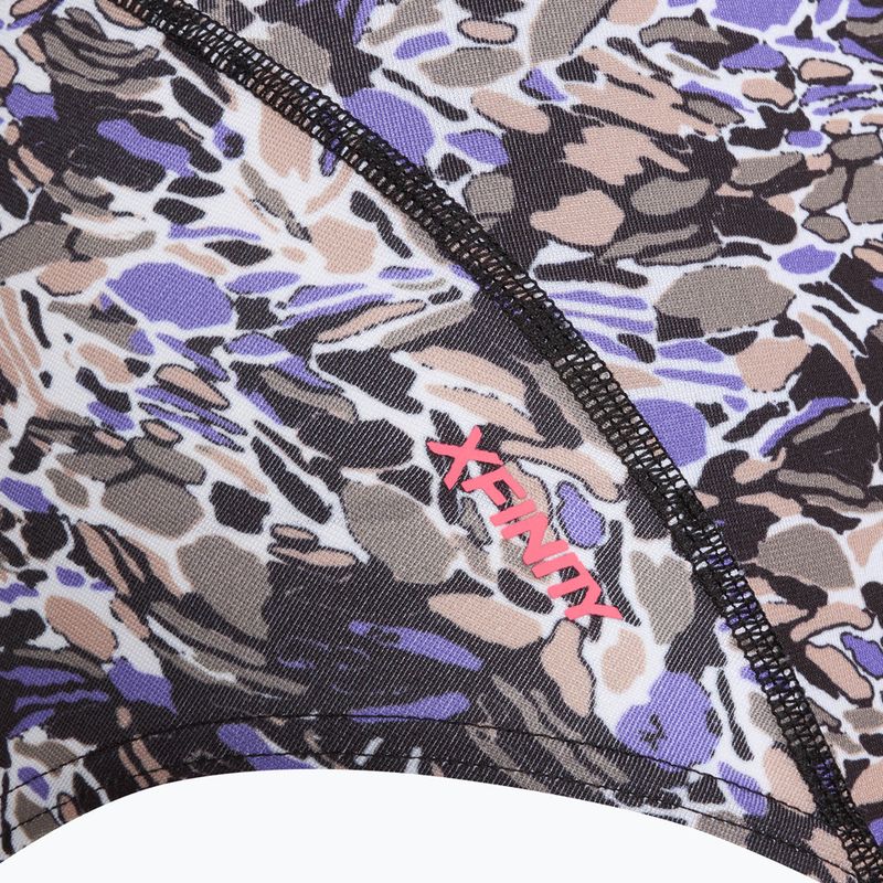 Moteriškas vientisas plaukimo kostiumas ZONE3 Pacific Koa Strap Back black/green 3