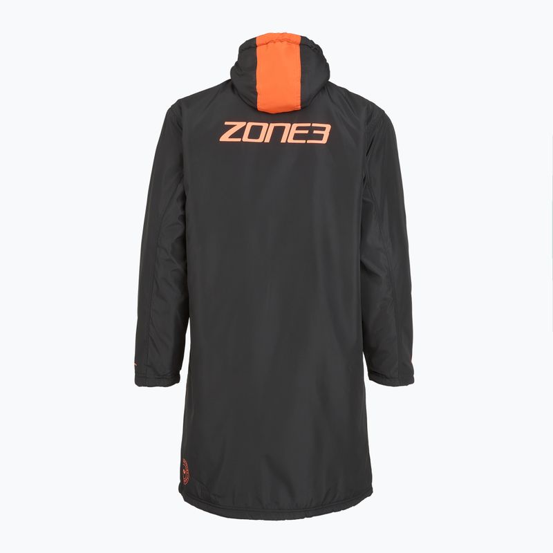 Paltas ZONE3 Recycled Robe Parka black/grey/orange 2
