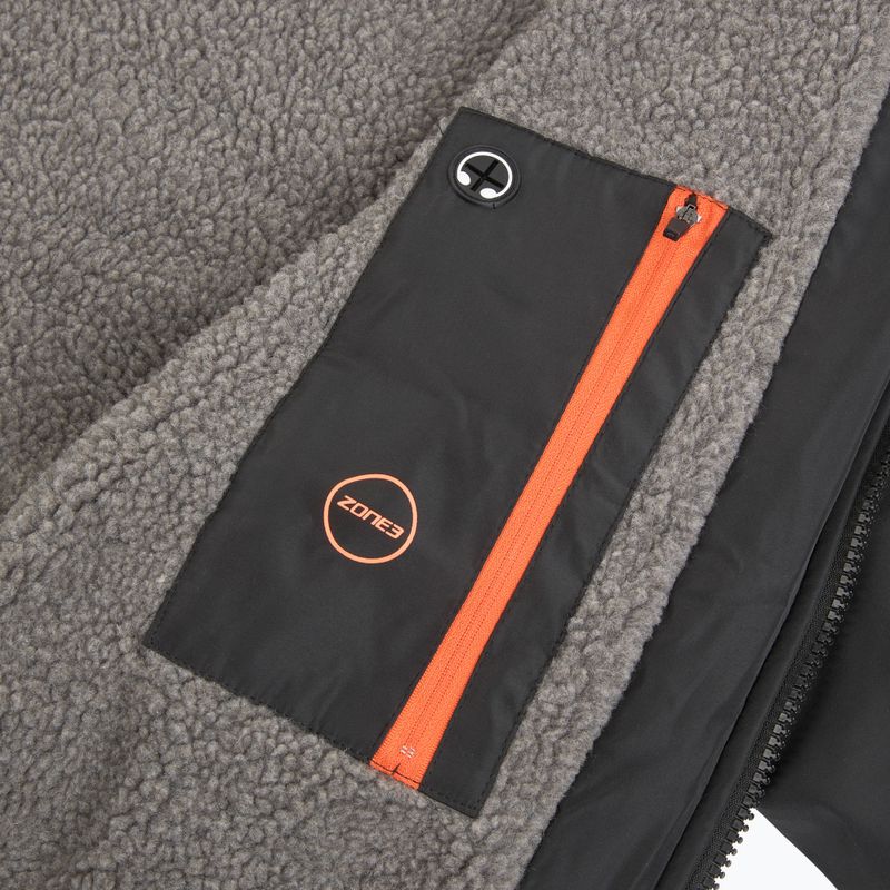 Paltas ZONE3 Recycled Robe Parka black/grey/orange 7