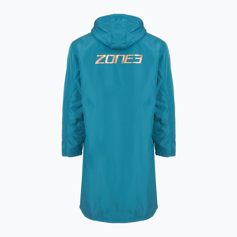 Paltas ZONE3 Recycled Thermo-tech Robe Parka teal/copper 2