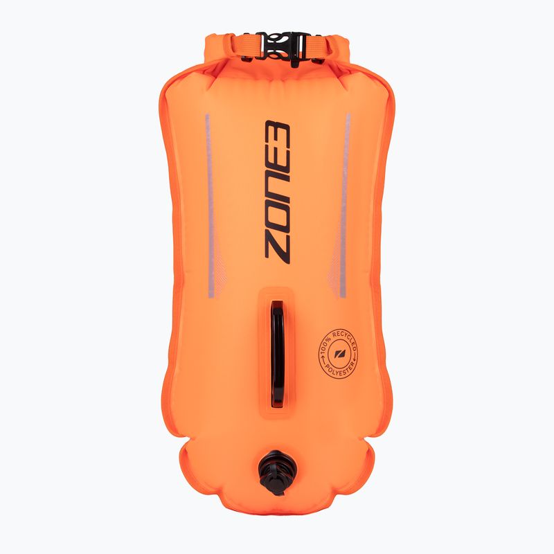 Apsauginis plūduras ZONE3 Safety Buoy/Dry Bag Recycled 28 l high vis orange