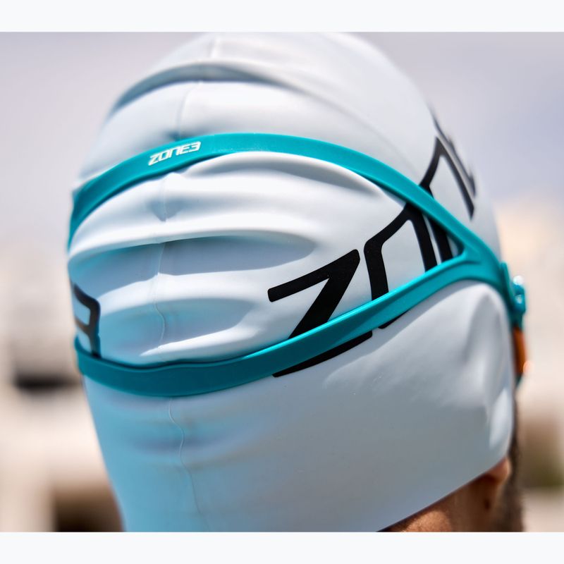 Plaukimo akiniai ZONE3 Attack teal/cream/cooper 9