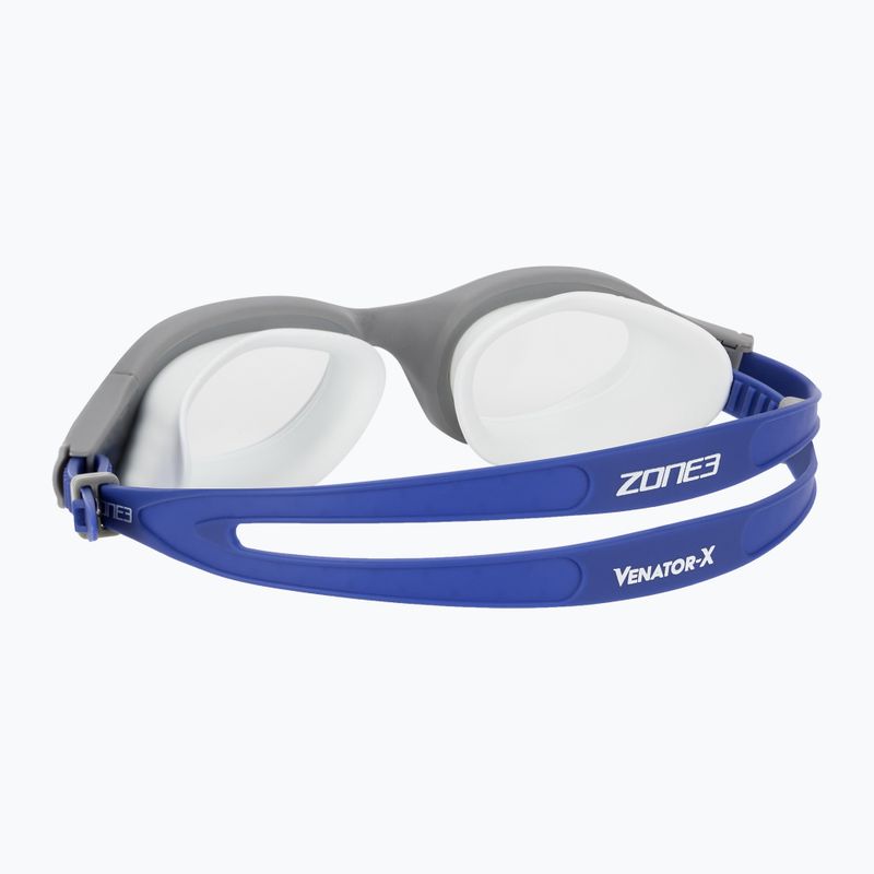 Plaukimo akiniai ZONE3 Venator-X Swim grey/royal blue/clear 4