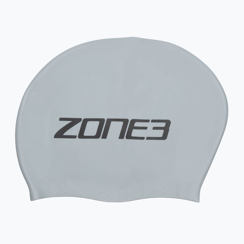 Plaukimo kepuraitė ZONE3 Long Hair silver