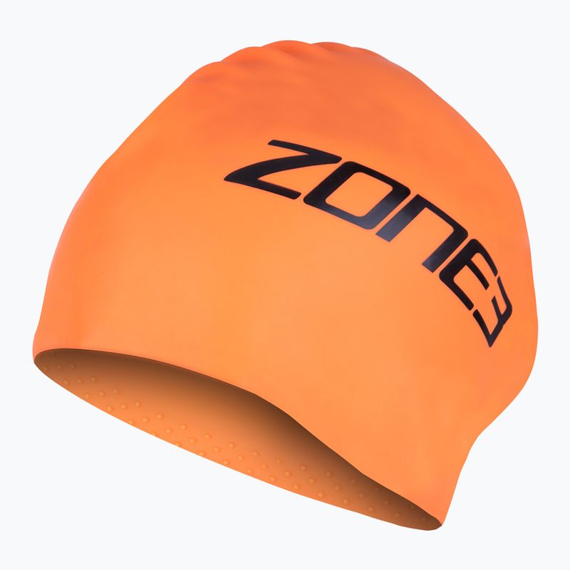 Plaukimo kepuraitė ZONE3 Extra Long Hair hi-vis orange