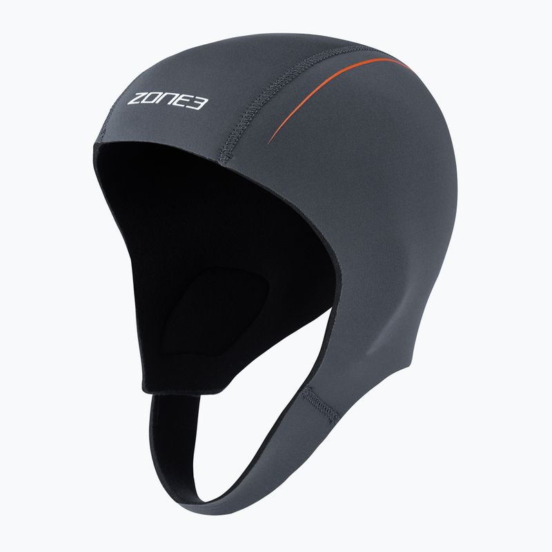 Neopreno kepuraitė ZONE3 Active-Flex Swim grey/orange