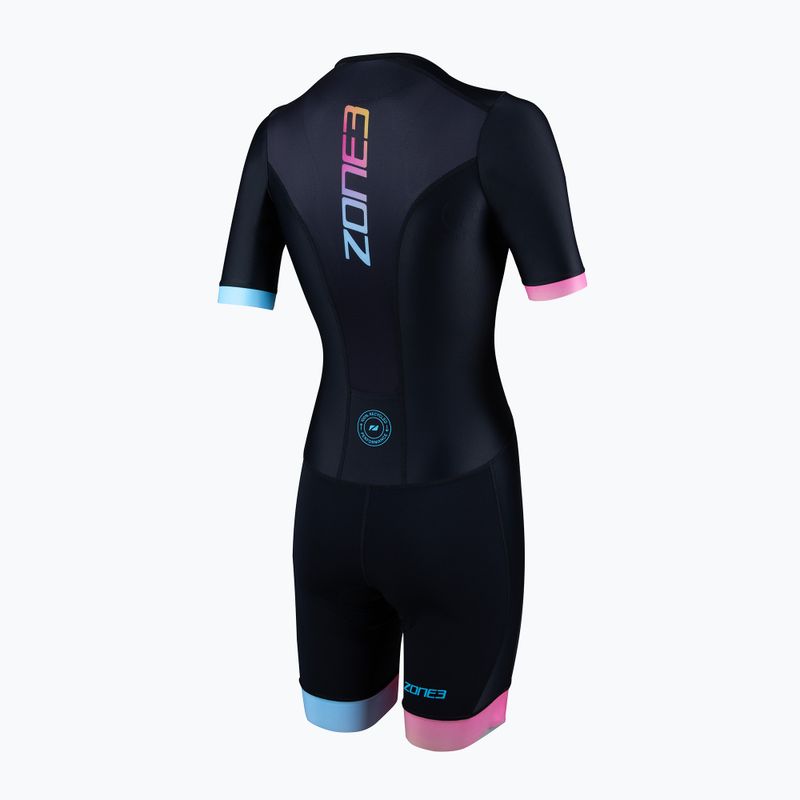 Moteriškas triatlono kombinezonas ZONE3 Activate+ Trisuit black/neon 2