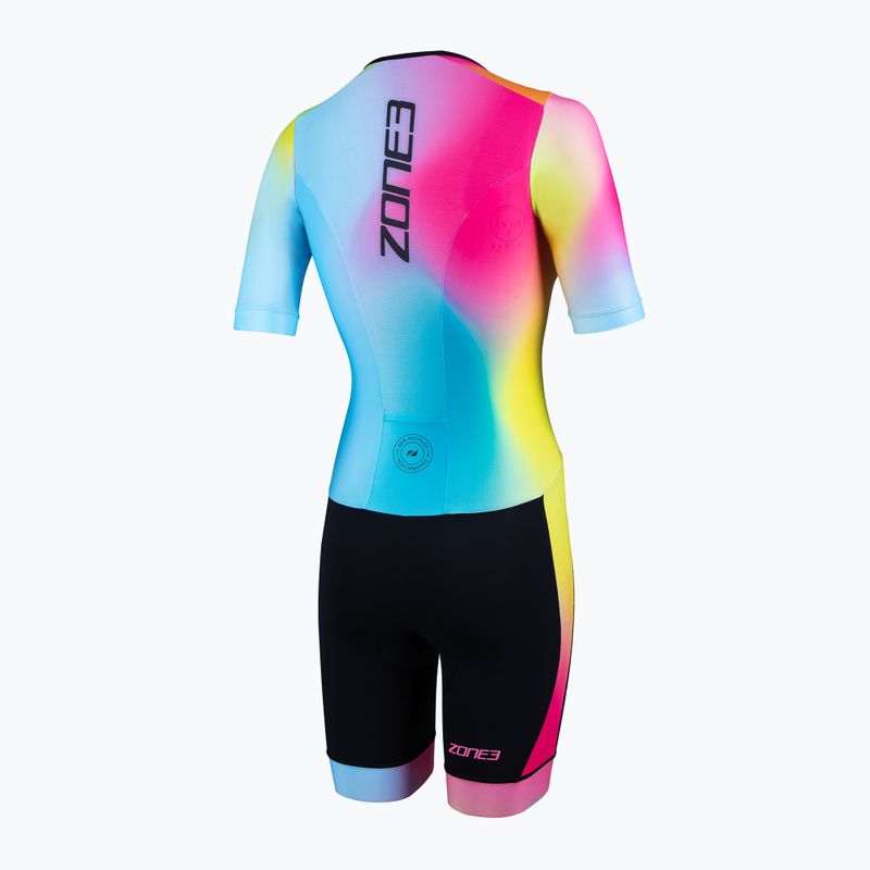 Moteriškas triatlono kombinezonas ZONE3 Activate+ Trisuit neon/black 2