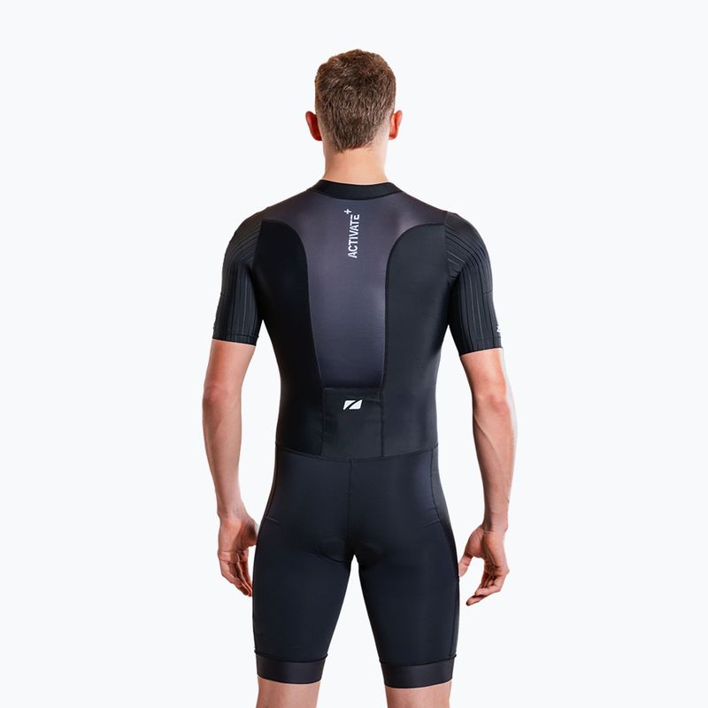Vyrų triatlono kostiumas ZONE3 Activate+ Trisuit black 5