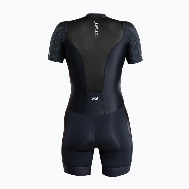 Moteriškas triatlono kostiumas ZONE3 Activate+ Trisuit black 2