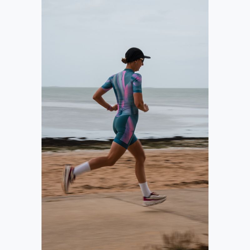 Moteriškas triatlono kostiumas ZONE3 Activate+ Trisuit print 10