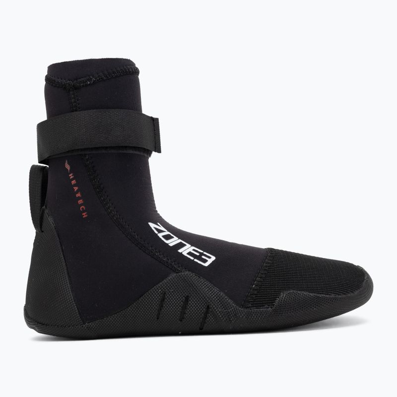 Neopreniniai batai ZONE3 Heat-Tech Dura Swim black 2