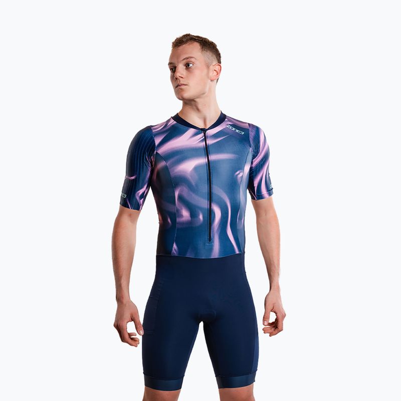 Vyrų triatlono kostiumas ZONE3 Activate+ Trisuit print 6
