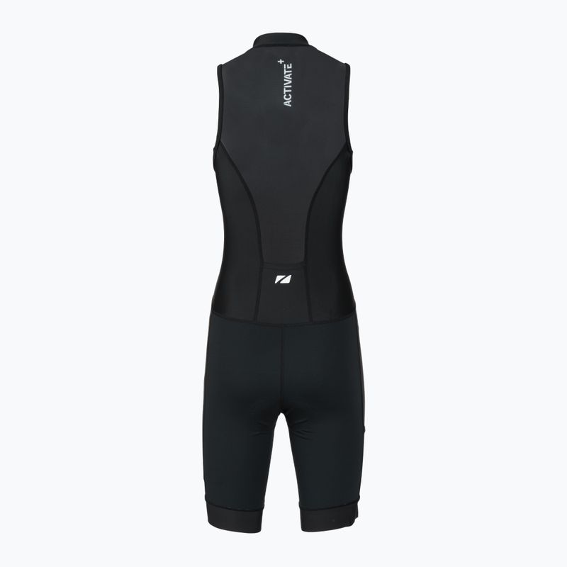 Moteriškas triatlono kombinezonas ZONE3 Activate+ Sleeveless Trisuit black 2