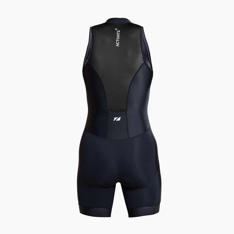 Moteriškas triatlono kombinezonas ZONE3 Activate+ Sleeveless Trisuit black 2