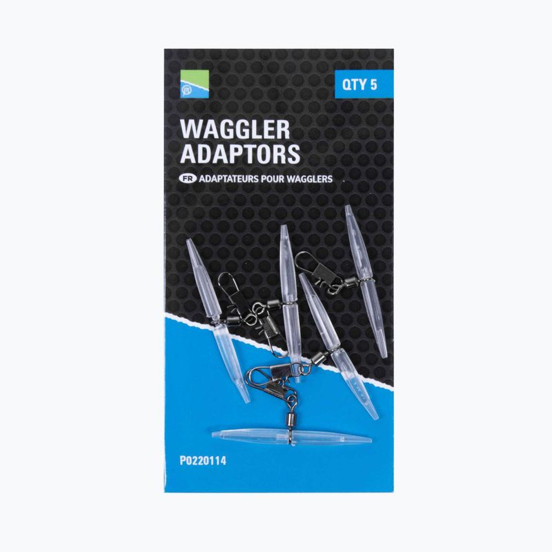 Preston Innovations Waggler plūdės adapteriai juodi P0220114