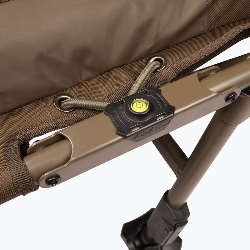 Avid Carp Benchmark Leveltech rudos spalvos lova 3