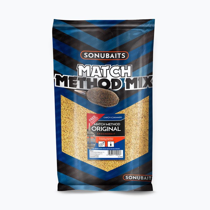 Sonubaits Match Method Mix geltonos spalvos žemės masalai S1770020
