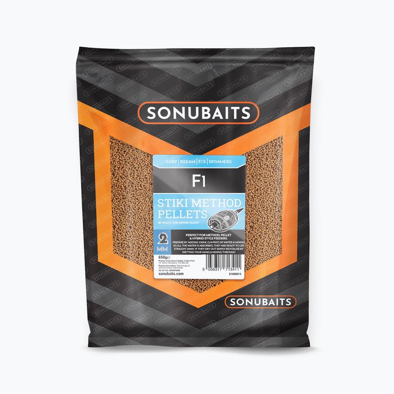 Sonubaits F1 Stiki Method Pellets rudos spalvos S1800013
