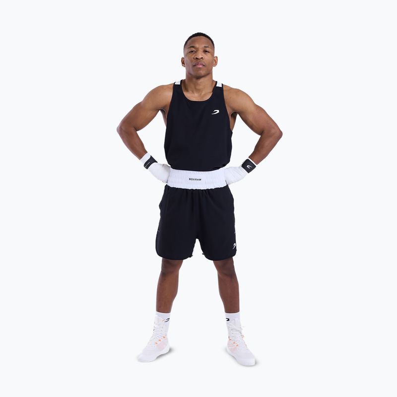 Vyriški treniruočių šortai Boxraw Stevenson V2 black/white 2