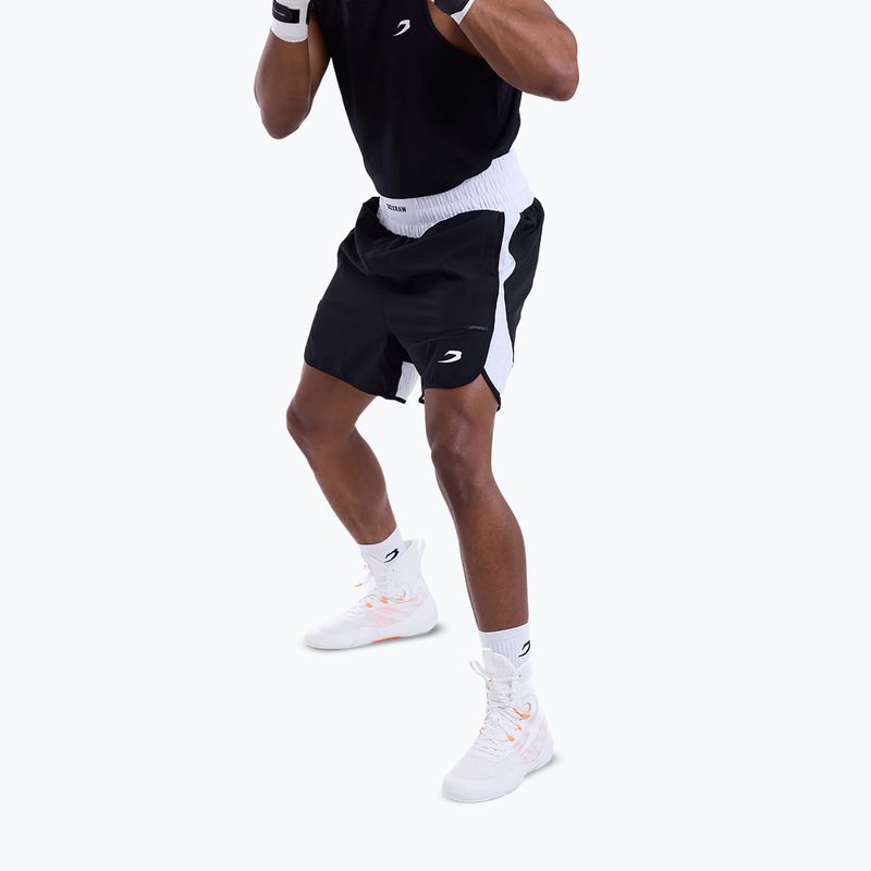 Vyriški treniruočių šortai Boxraw Stevenson V2 black/white 4