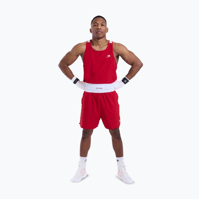 Vyriški treniruočių šortai Boxraw Stevenson V2 red/white 2