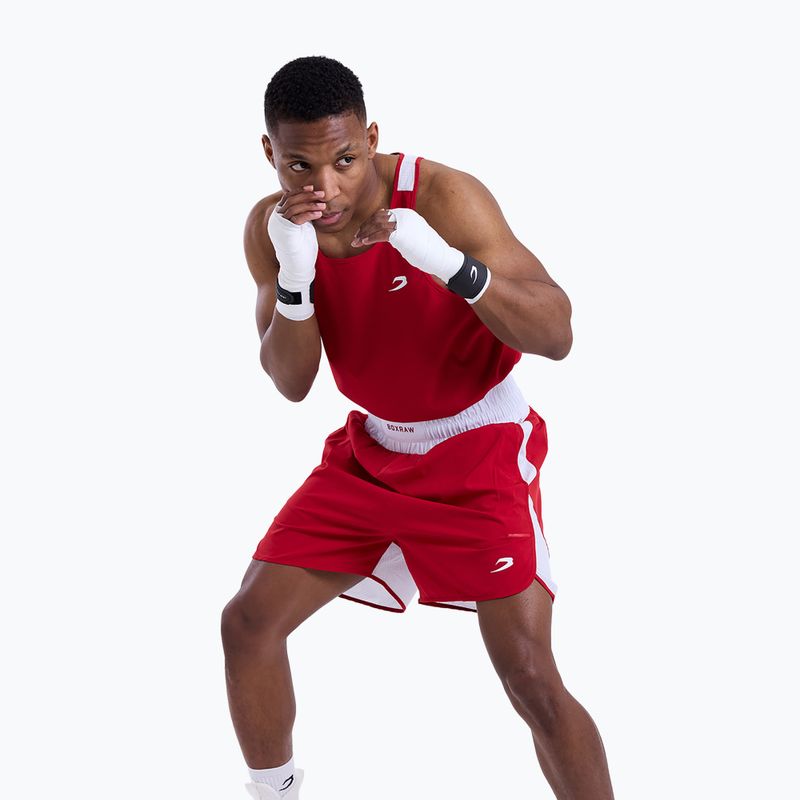Vyriški marškinėliai Boxraw Stevenson V2 Tank red/white 5