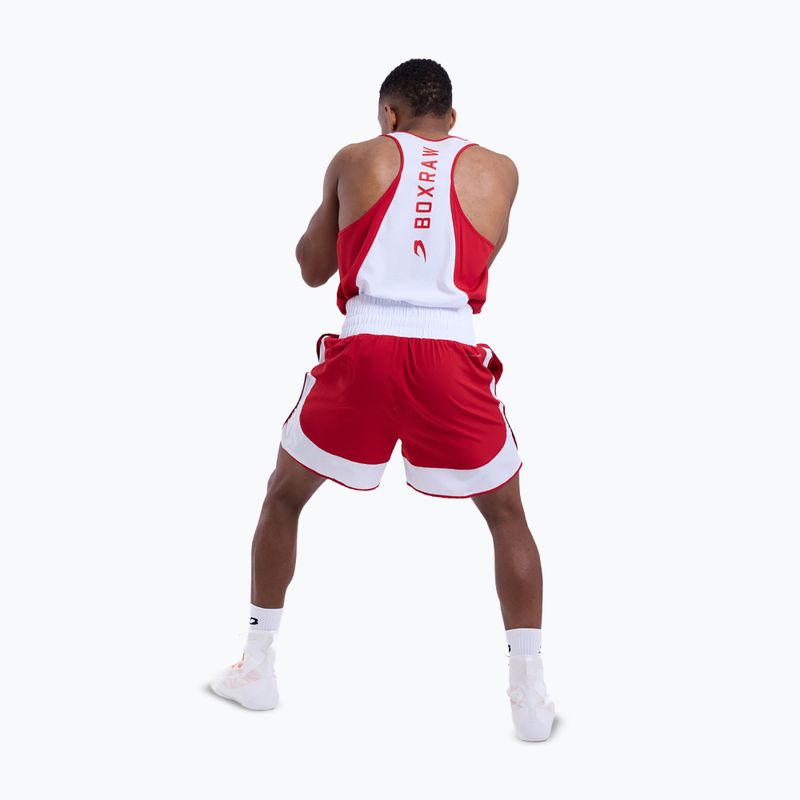 Vyriški marškinėliai Boxraw Stevenson V2 Tank red/white 7