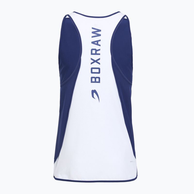 Vyriški marškinėliai Boxraw Stevenson Tank 2.0 blue/white 12