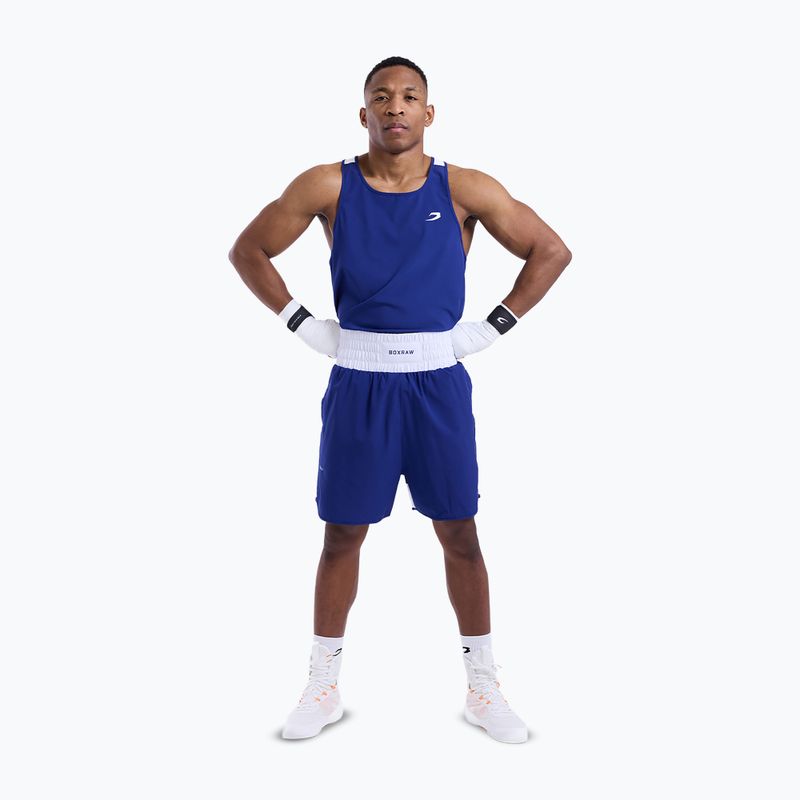 Vyriški marškinėliai Boxraw Stevenson Tank 2.0 blue/white 2