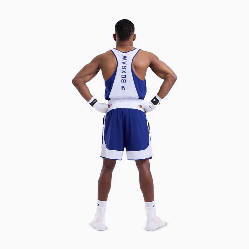 Vyriški marškinėliai Boxraw Stevenson Tank 2.0 blue/white 3