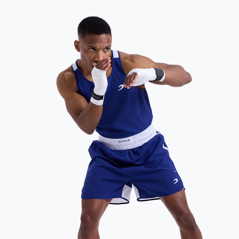 Vyriški marškinėliai Boxraw Stevenson Tank 2.0 blue/white 6